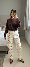 Cargar imagen en el visor de la galería, Camisa Chocolate con Pliegues Frontales
