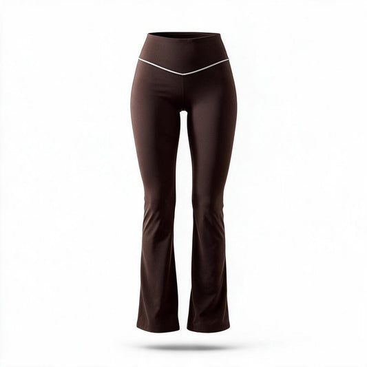 Leggings Acampanados Marrones