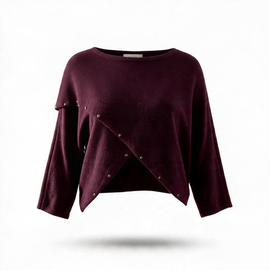 Blusa Asimétrica con Estoperoles