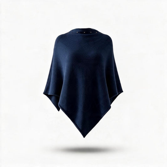 Blusa Tipo Poncho con Estoperoles