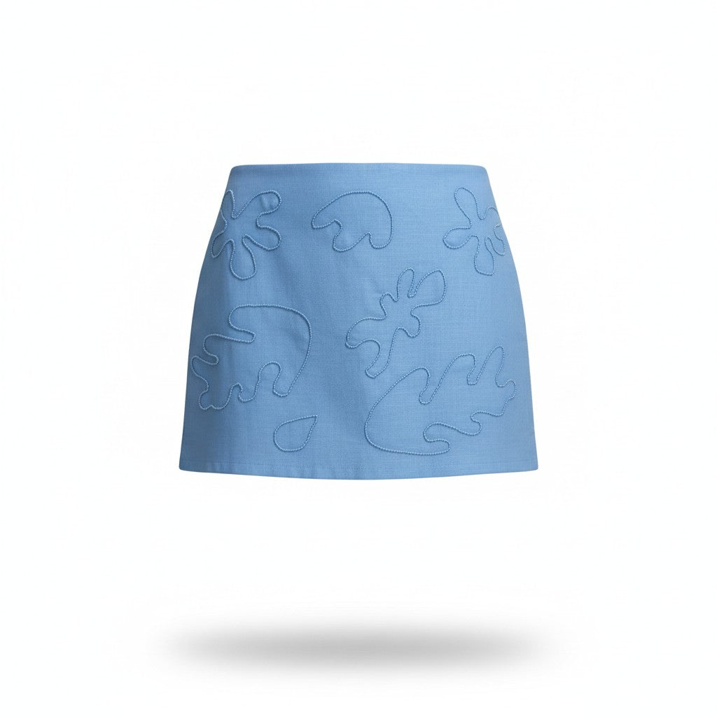 Falda Azul