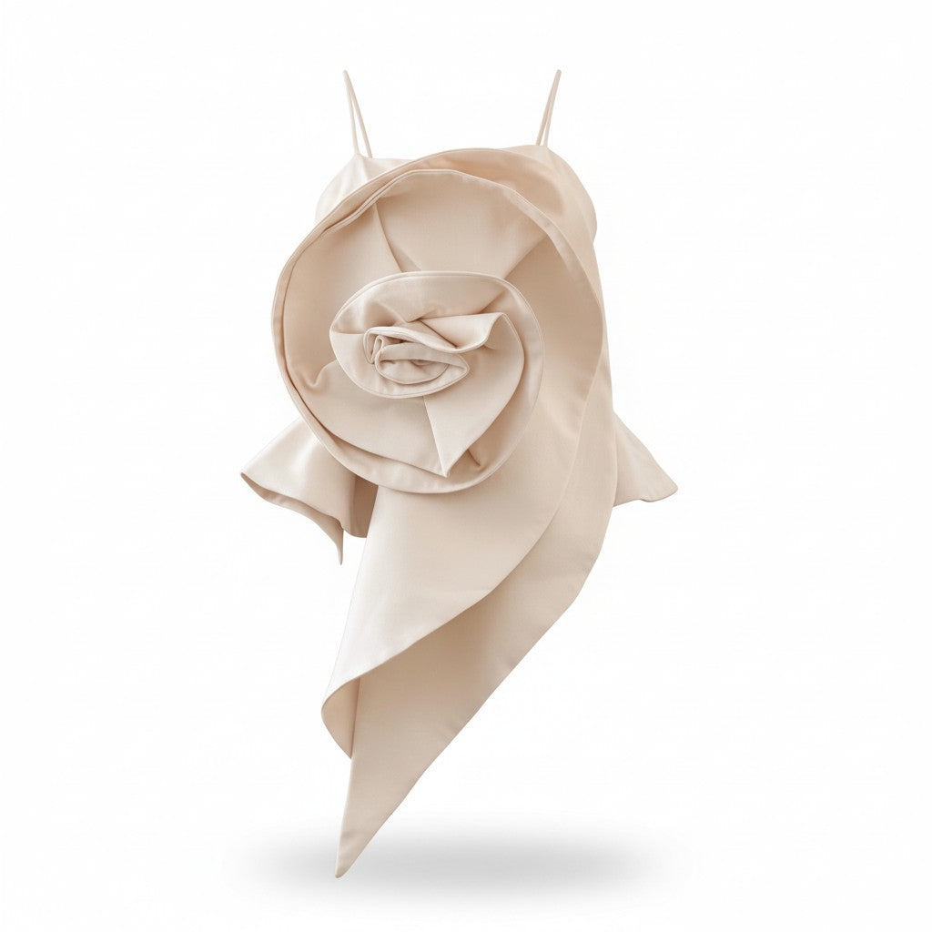 Top Champán con Maxi Flor 3D